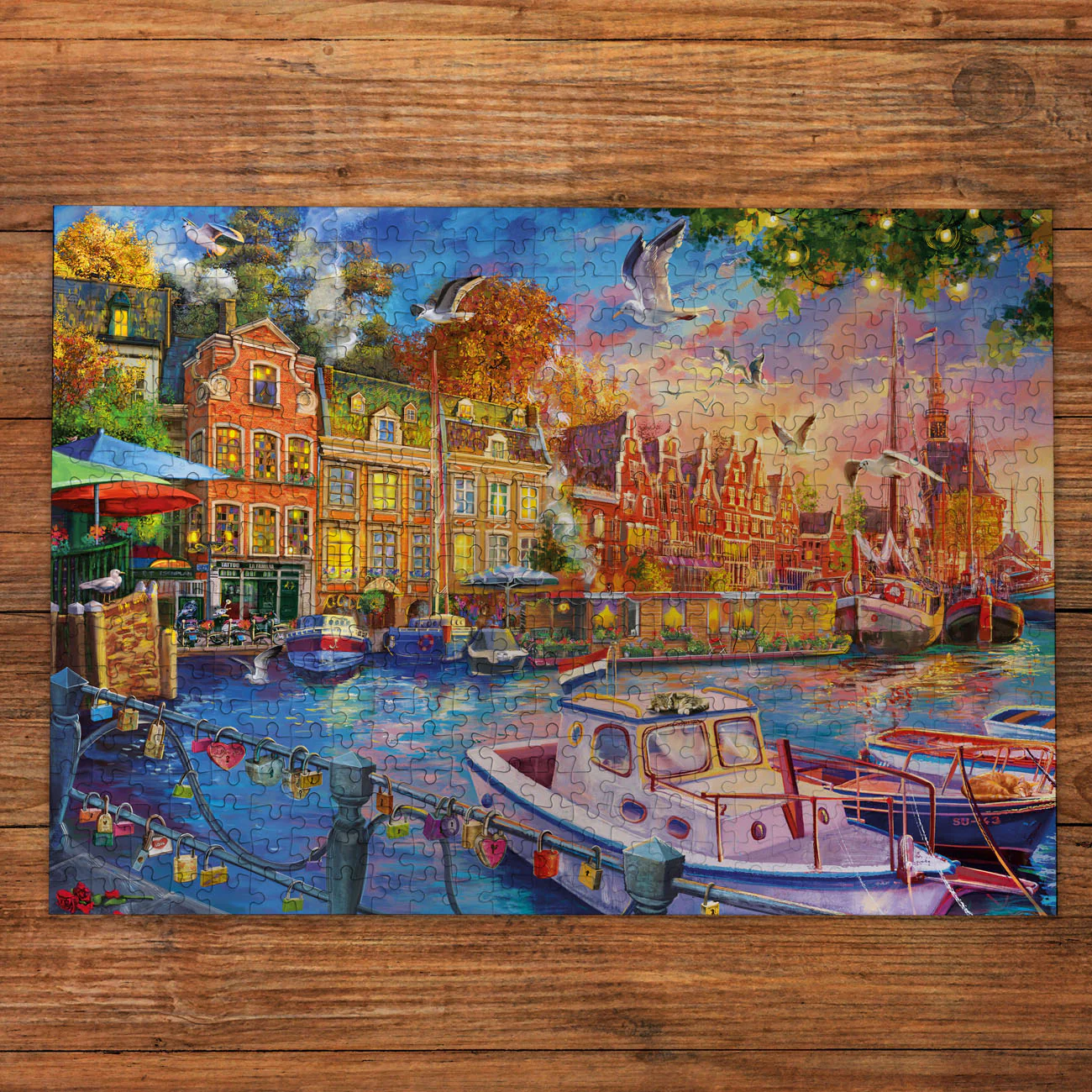 Gibsons Harbour Reflections 500 piece Jigsaw Puzzle - Image 3