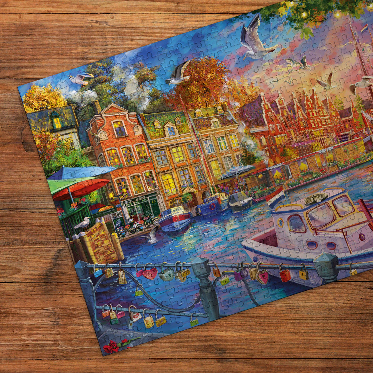 Gibsons Harbour Reflections 500 piece Jigsaw Puzzle - Image 4