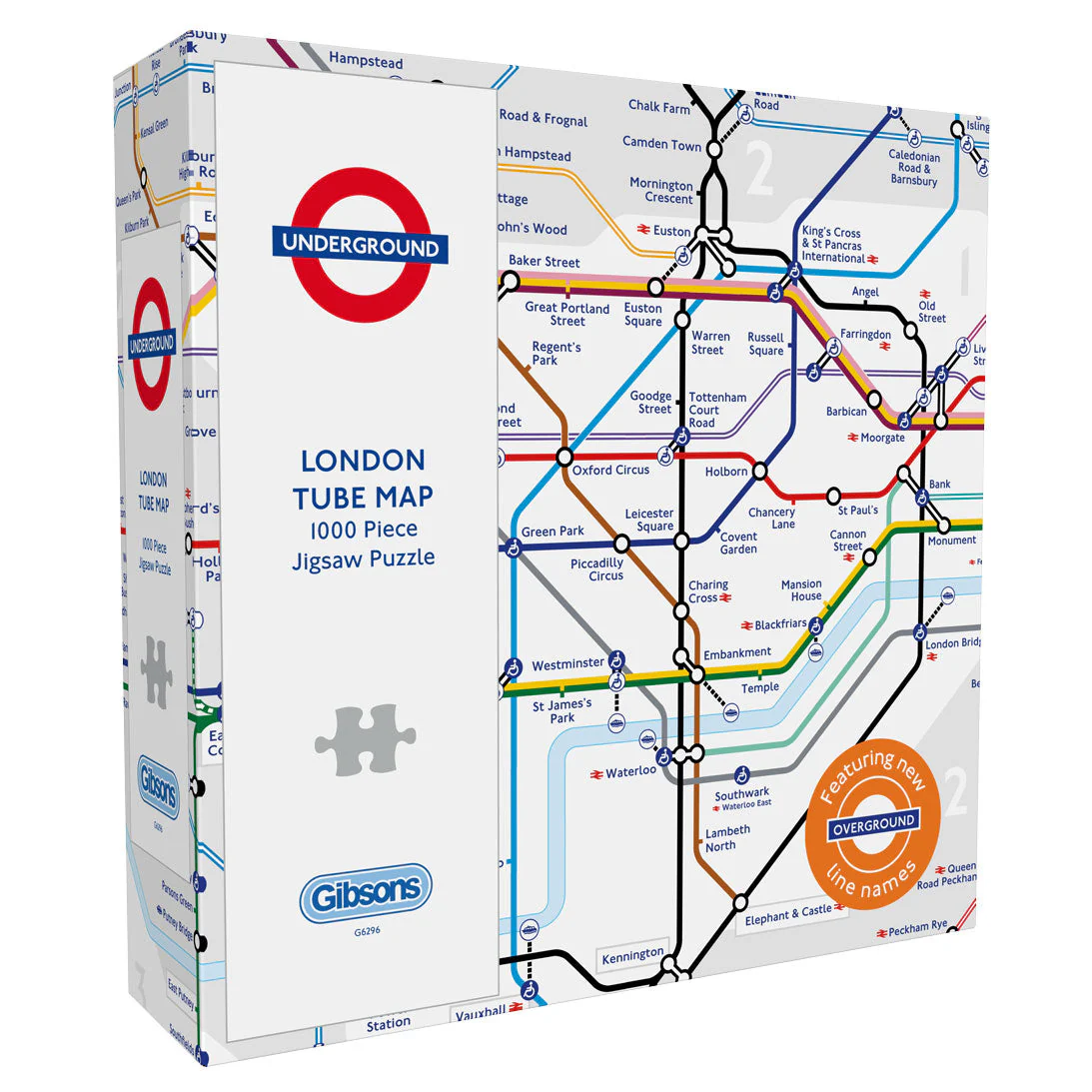 Gibsons TfL: London Tube Map 1000 piece Jigsaw Puzzle