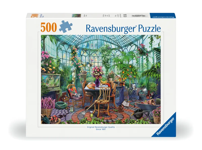 Ravensburger Greenhouse Mornings 500 Piece Jigsaw Puzzle