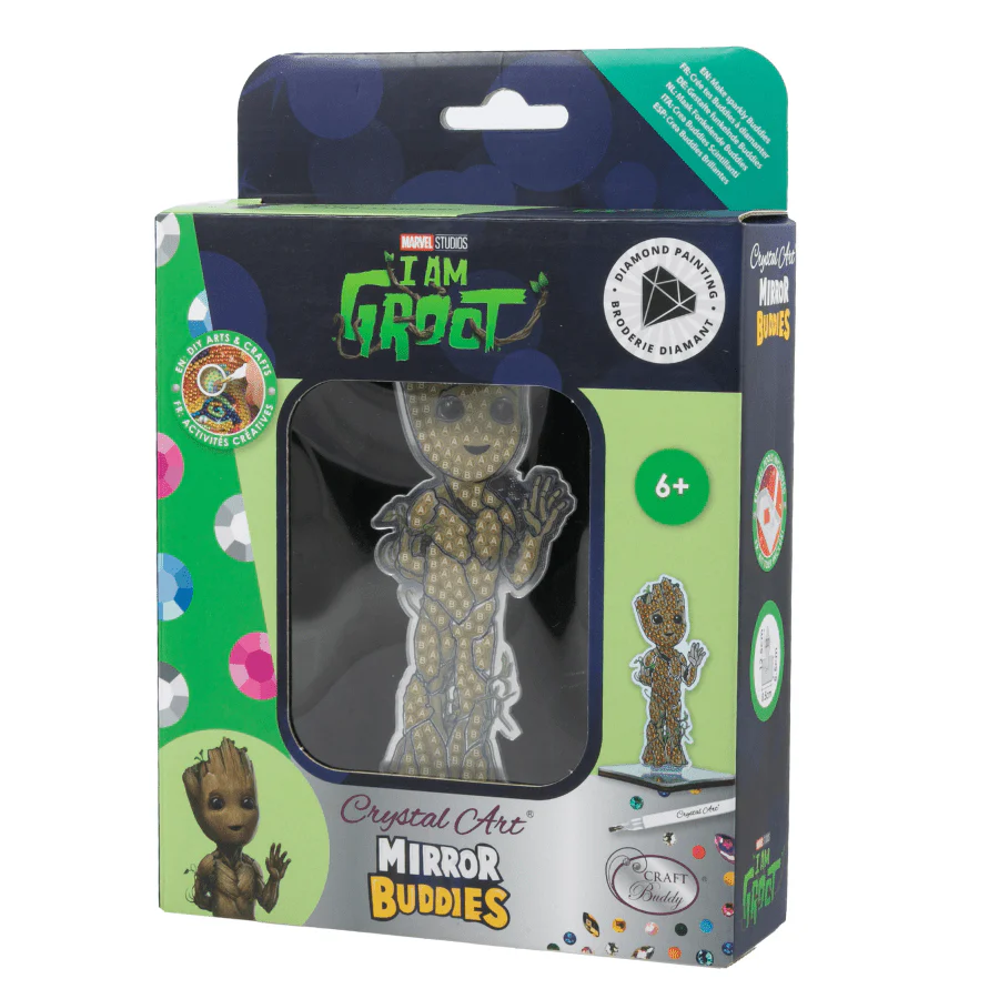 Groot, Crystal Art Mirror Buddy
