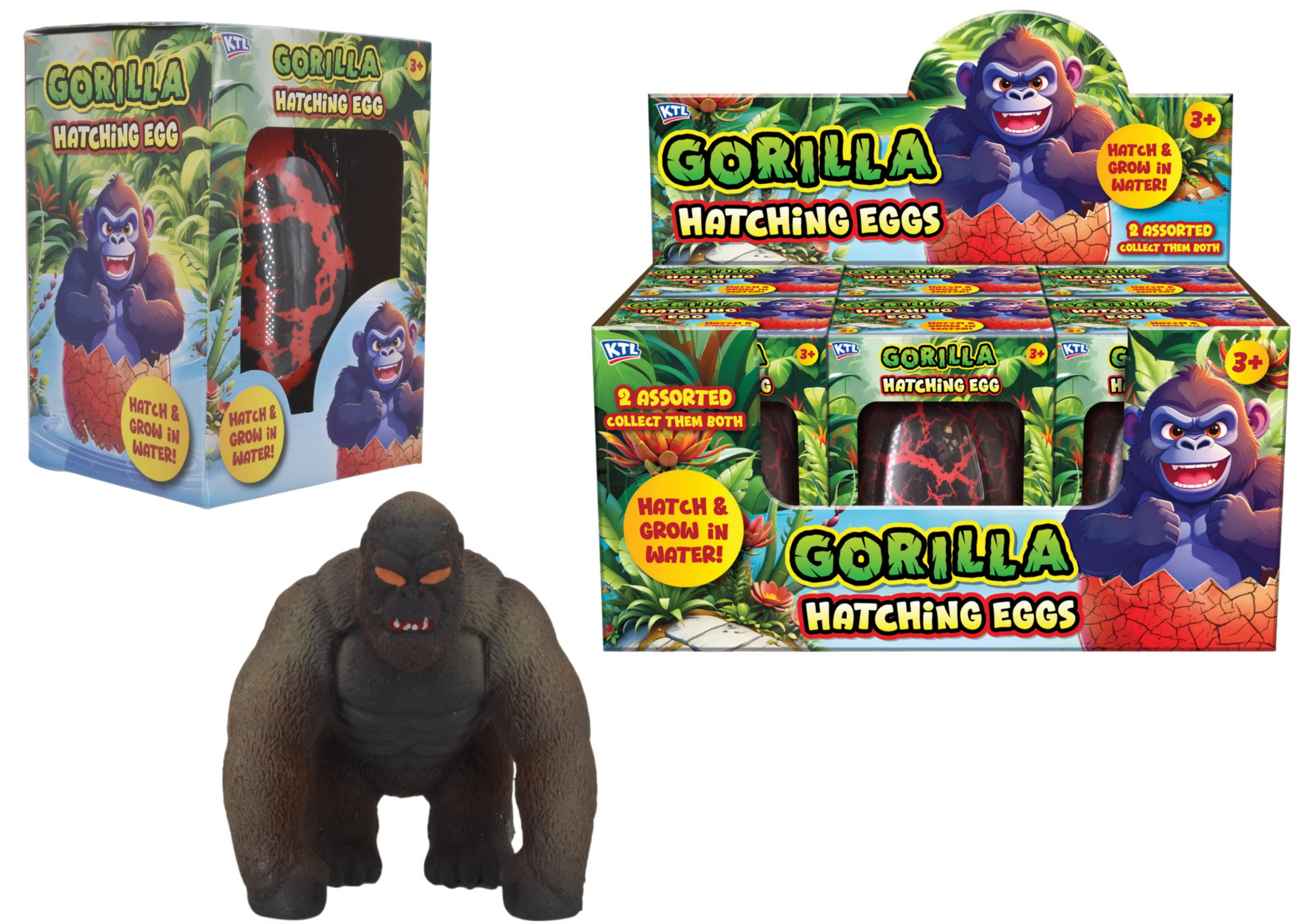 Growing Gorilla in Egg Novelty Toy