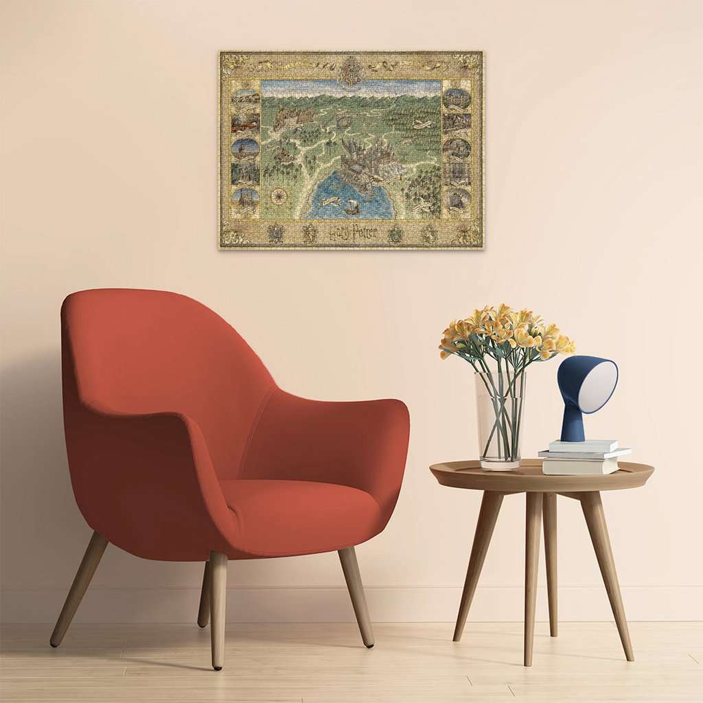 Ravensburger Hogwarts Map 1500 Piece Jigsaw Puzzle - Image 4