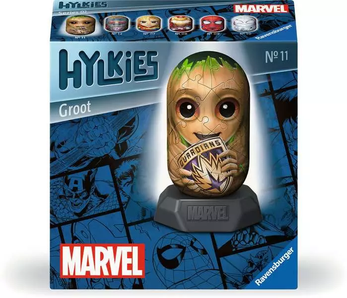 Ravensburger Hylkies Marvel Groot 3D Jigsaw Puzzle
