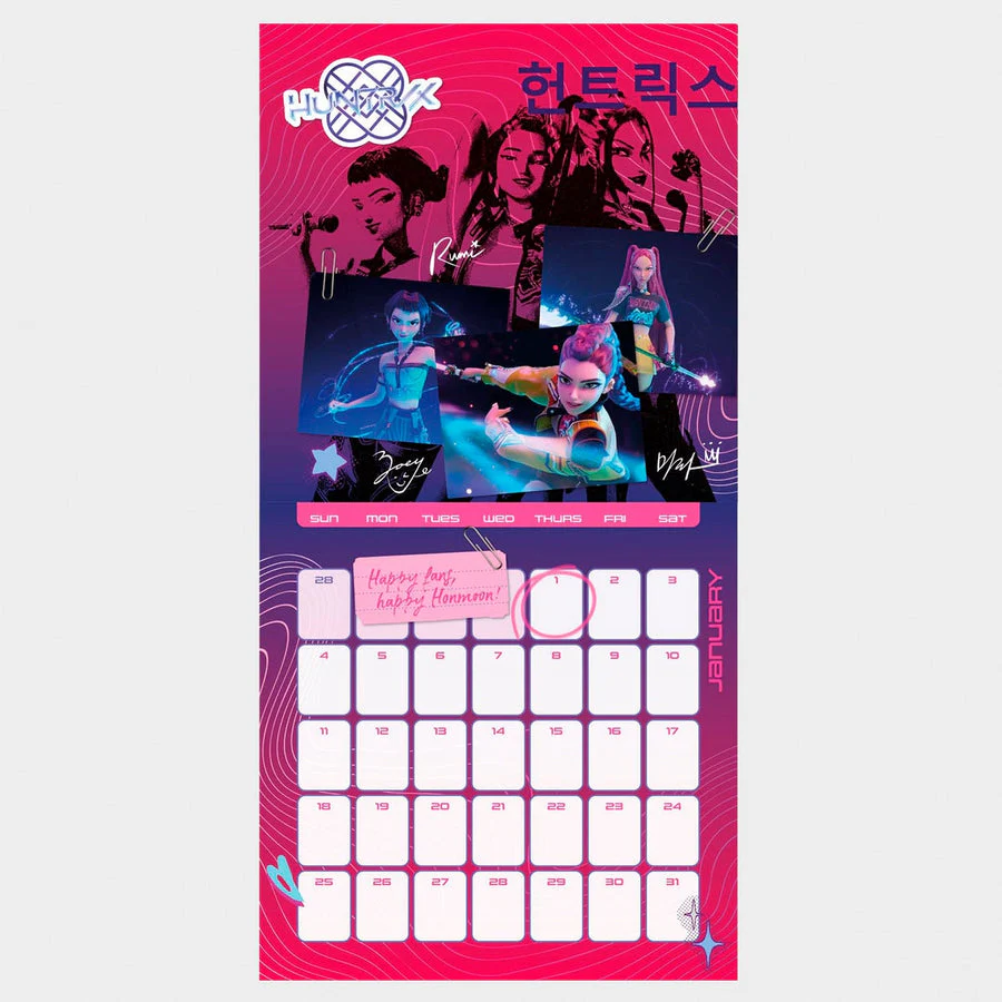K-POP 30x30 16 Month Calender - Image 2