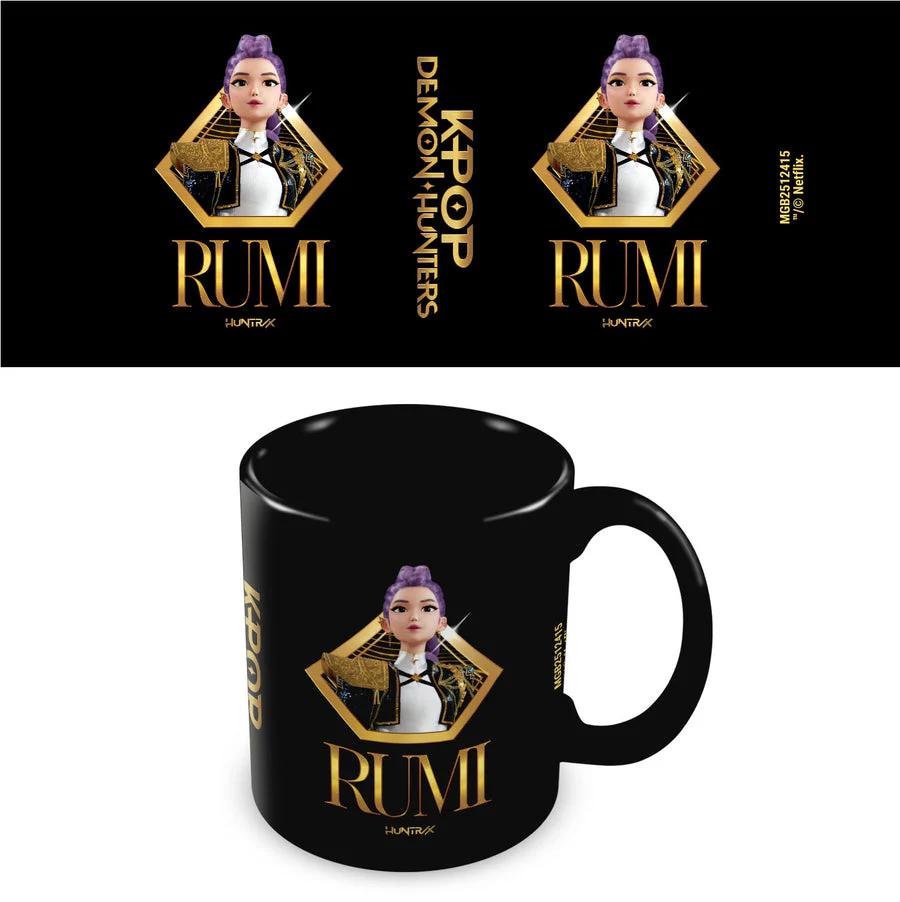 K-Pop Demon Hunters (Golden Rumi) Black Pod Mug