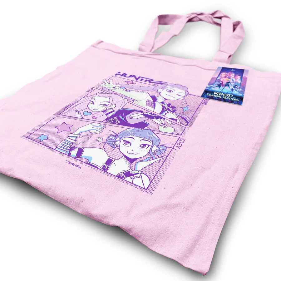 K-POP Demon Hunters (Huntrix) Light Pink Tote Bag - Image 2