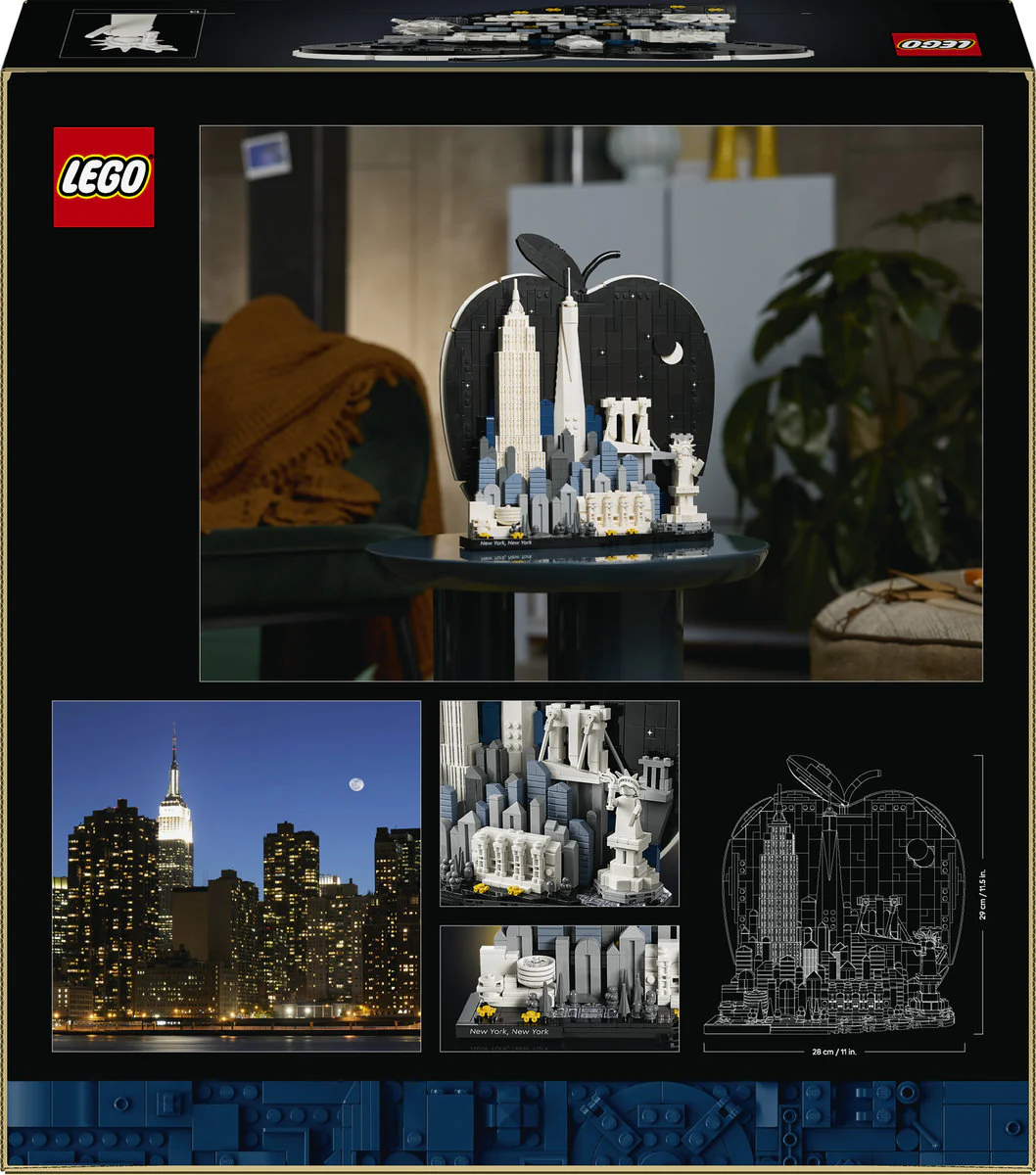 LEGO Architecture New York City The Big Apple Skyline Building Set 21066 - Image 4
