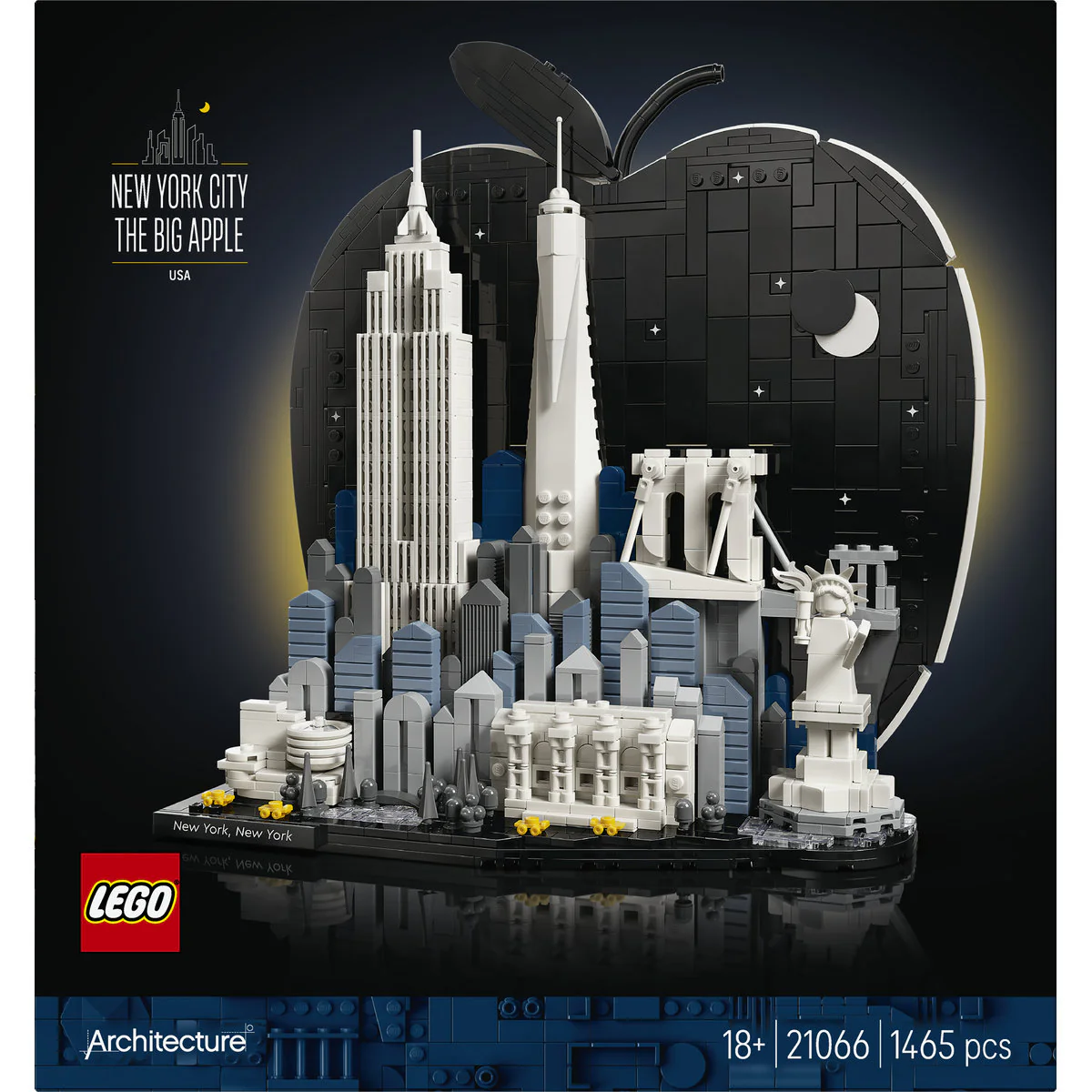 LEGO Architecture New York City The Big Apple Skyline Building Set 21066 - Image 5