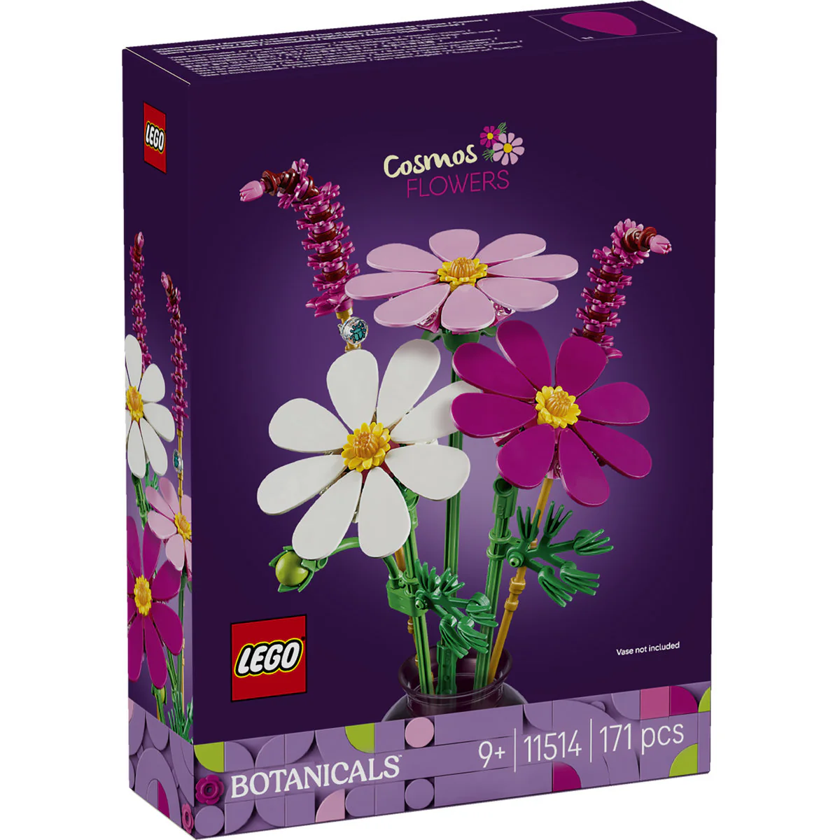 LEGO Botanicals Cosmos Flowers Building Set 11514 - Image 2