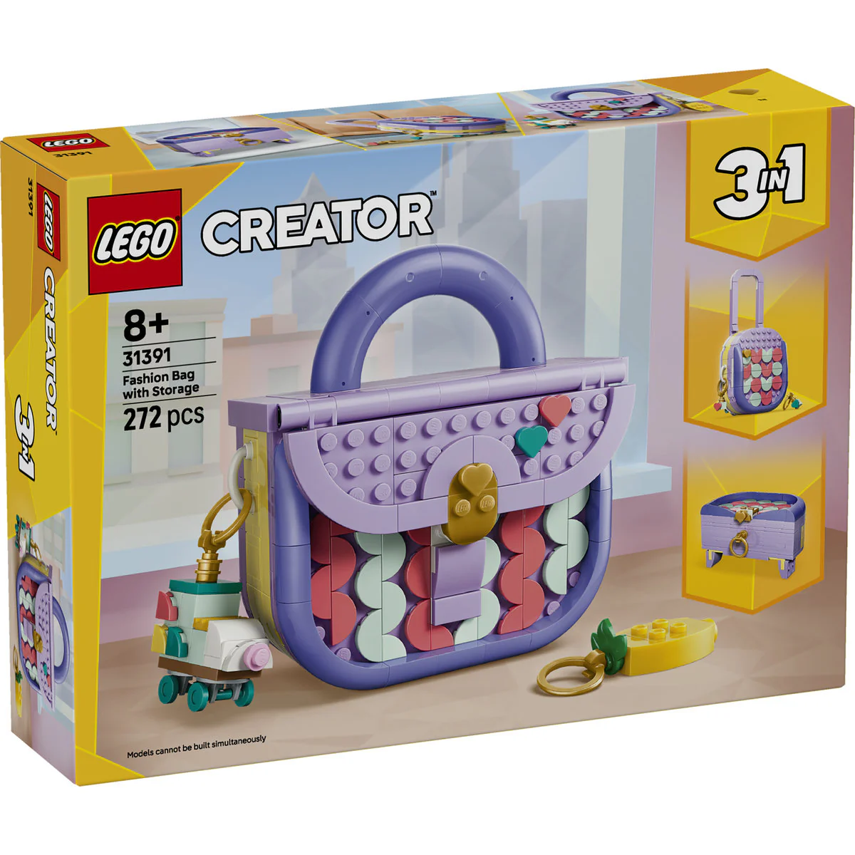 LEGO Creator 3 in 1 Fashion Bag with Storage Building Set 31391 - Image 3