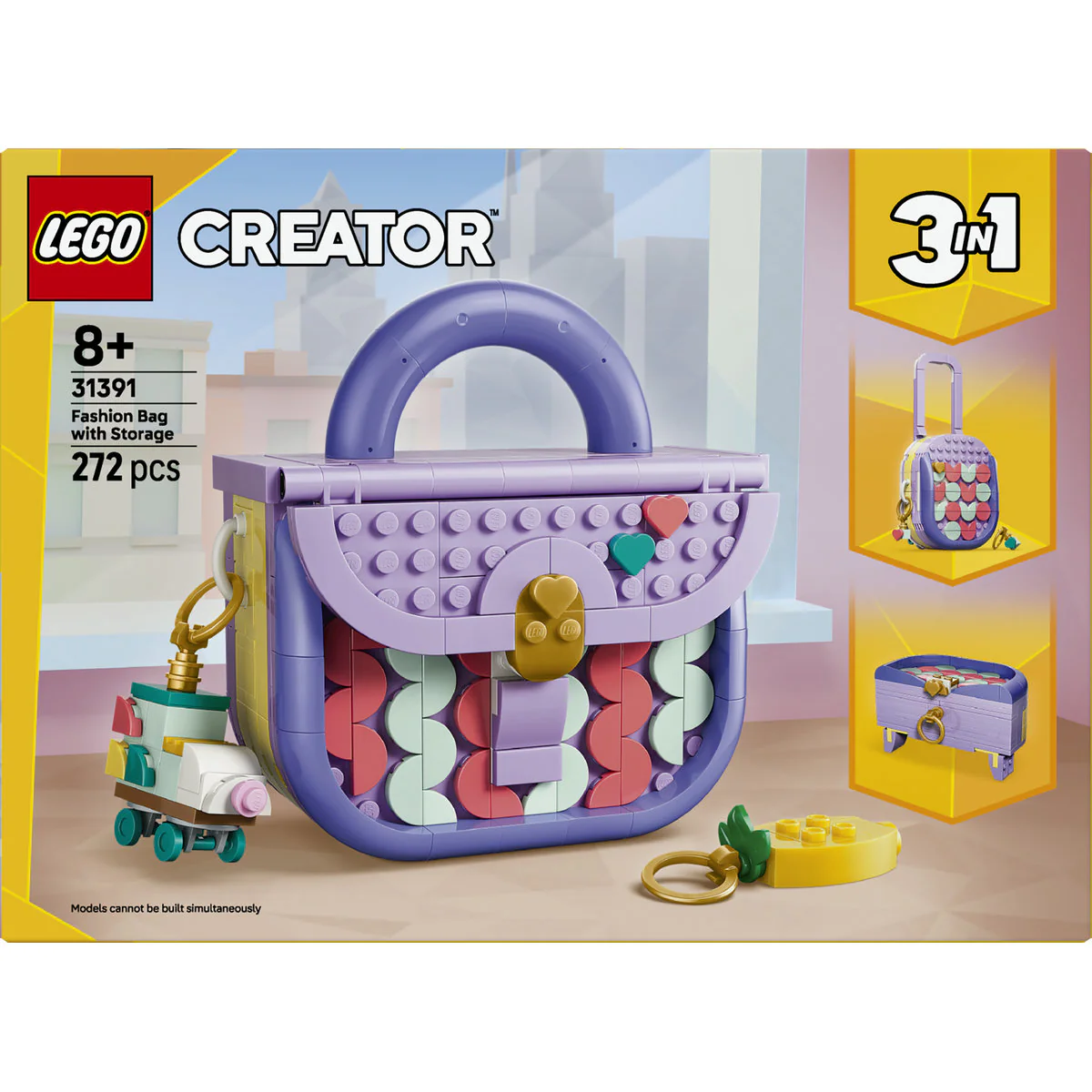 LEGO Creator 3 in 1 Fashion Bag with Storage Building Set 31391 - Image 5