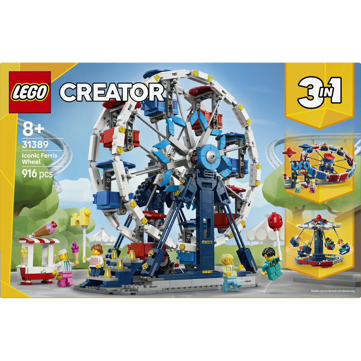 LEGO Creator 3 in 1 Iconic Ferris Wheel Building Set 31389 - Image 5