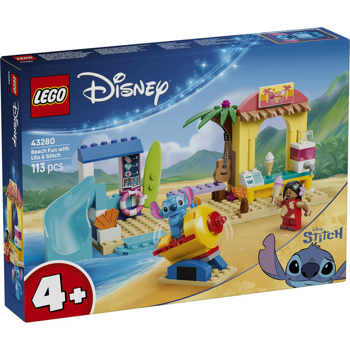 LEGO Disney Lilo and Stitch Beach House Building Set 43280 - Image 2