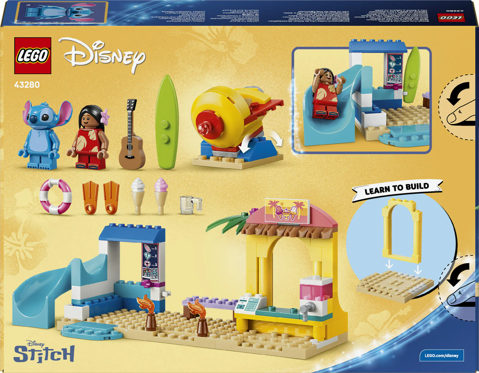 LEGO Disney Lilo and Stitch Beach House Building Set 43280 - Image 4