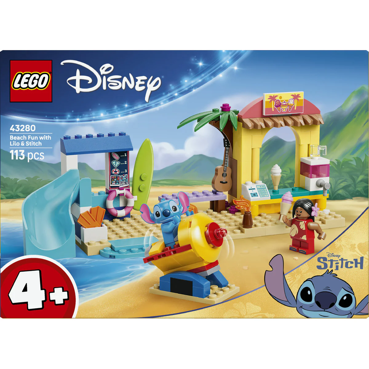 LEGO Disney Lilo and Stitch Beach House Building Set 43280 - Image 5