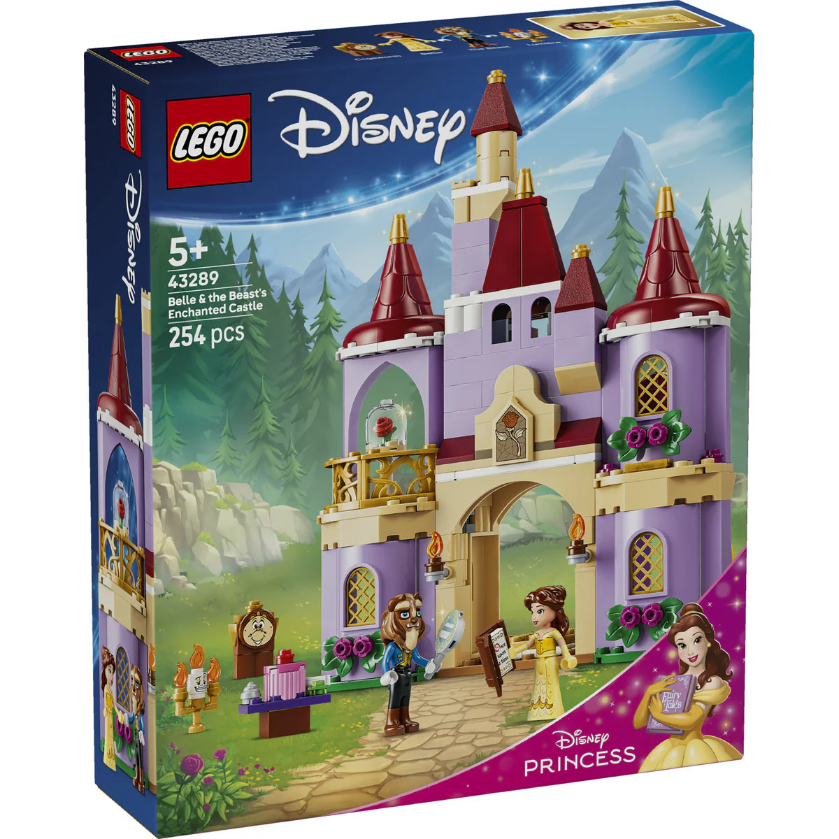 LEGO Disney Princess Belle and the Beast Enchanted Castle Building Set 43289