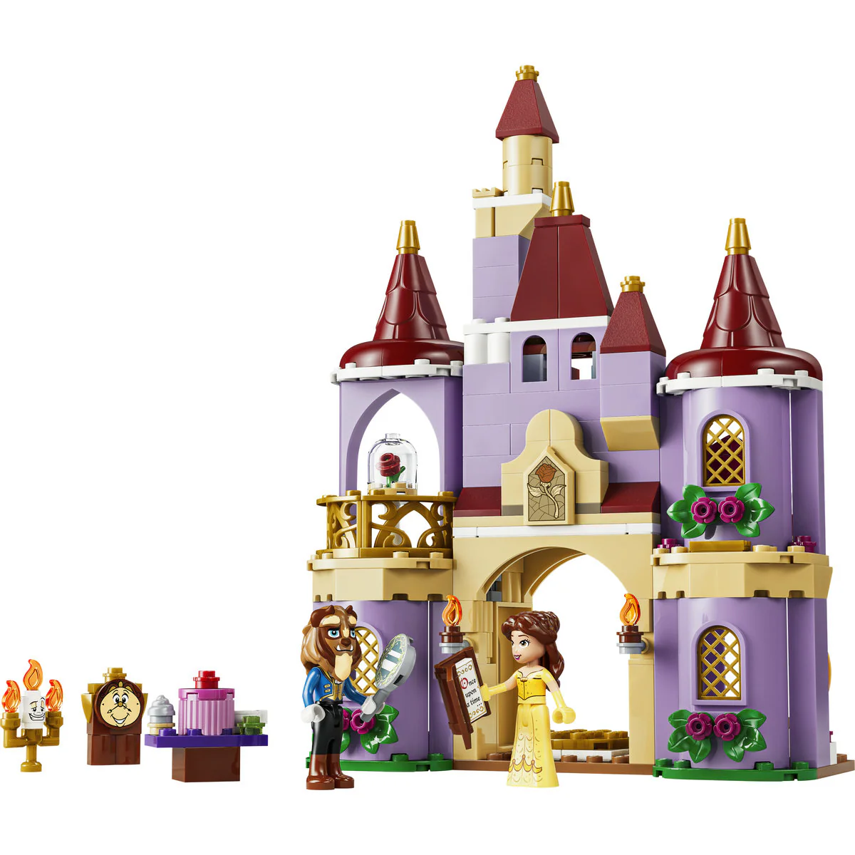 LEGO Disney Princess Belle and the Beast Enchanted Castle Building Set 43289 - Image 2