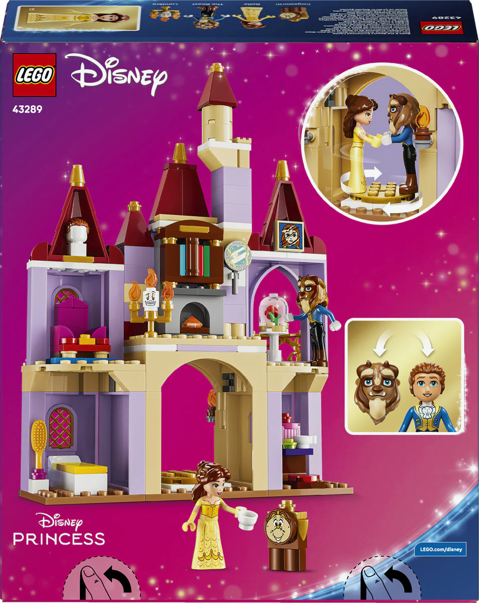 LEGO Disney Princess Belle and the Beast Enchanted Castle Building Set 43289 - Image 3