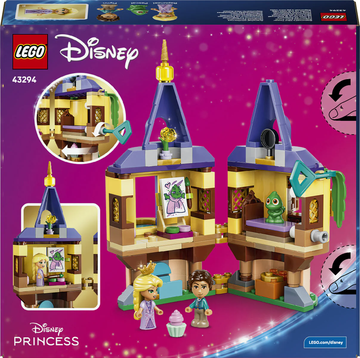 LEGO Disney Princess Rapunzel Mini Tower Building Set 43294 - Image 4