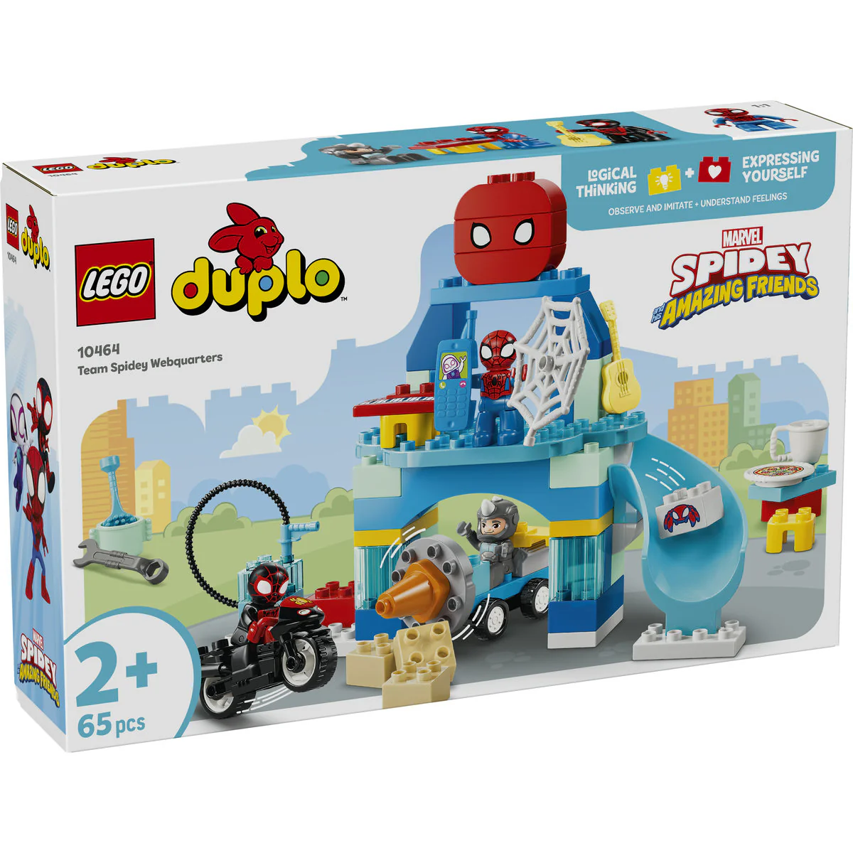LEGO DUPLO Marvel Spidey Webquarters Building Set 10464 - Image 2