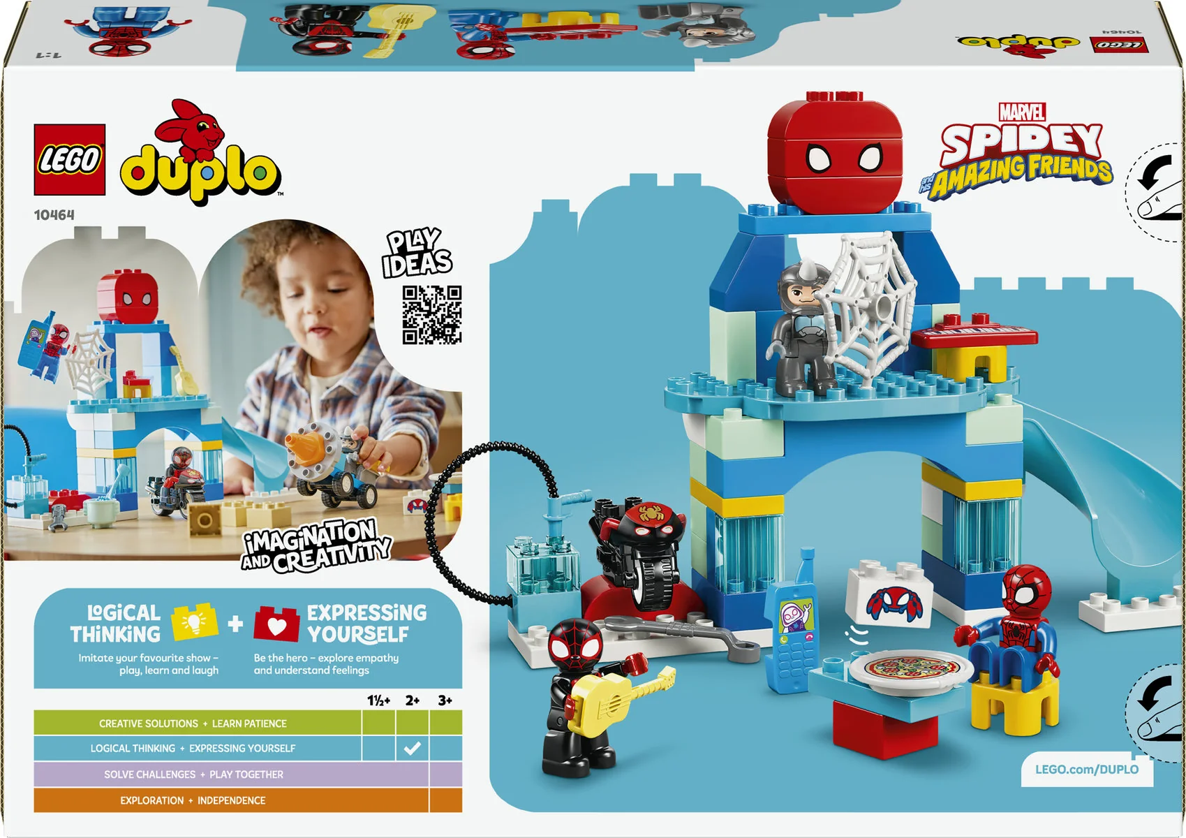 LEGO DUPLO Marvel Spidey Webquarters Building Set 10464 - Image 4