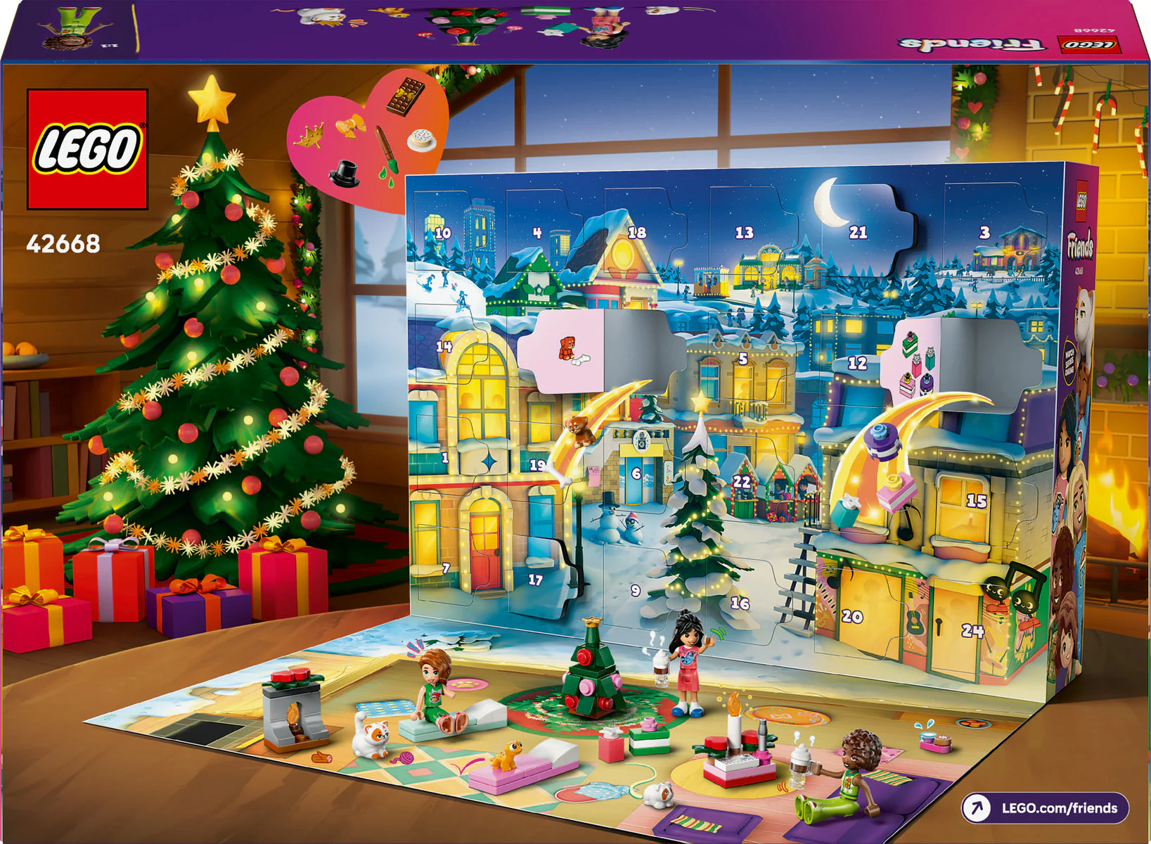 LEGO Friends Advent Calendar 2025 Toy for Kids 42668 - Image 4