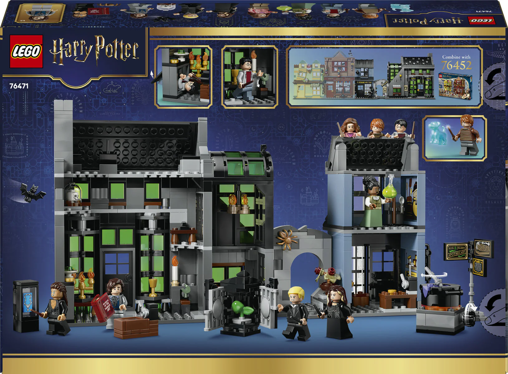 LEGO Harry Potter Knockturn Alley Wizarding Shops Building Set 76471 - Image 4