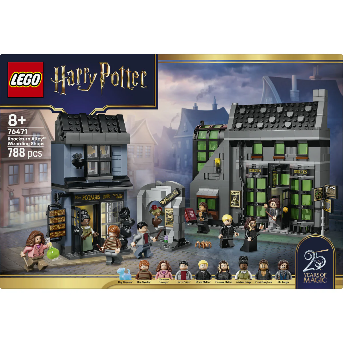 LEGO Harry Potter Knockturn Alley Wizarding Shops Building Set 76471 - Image 5