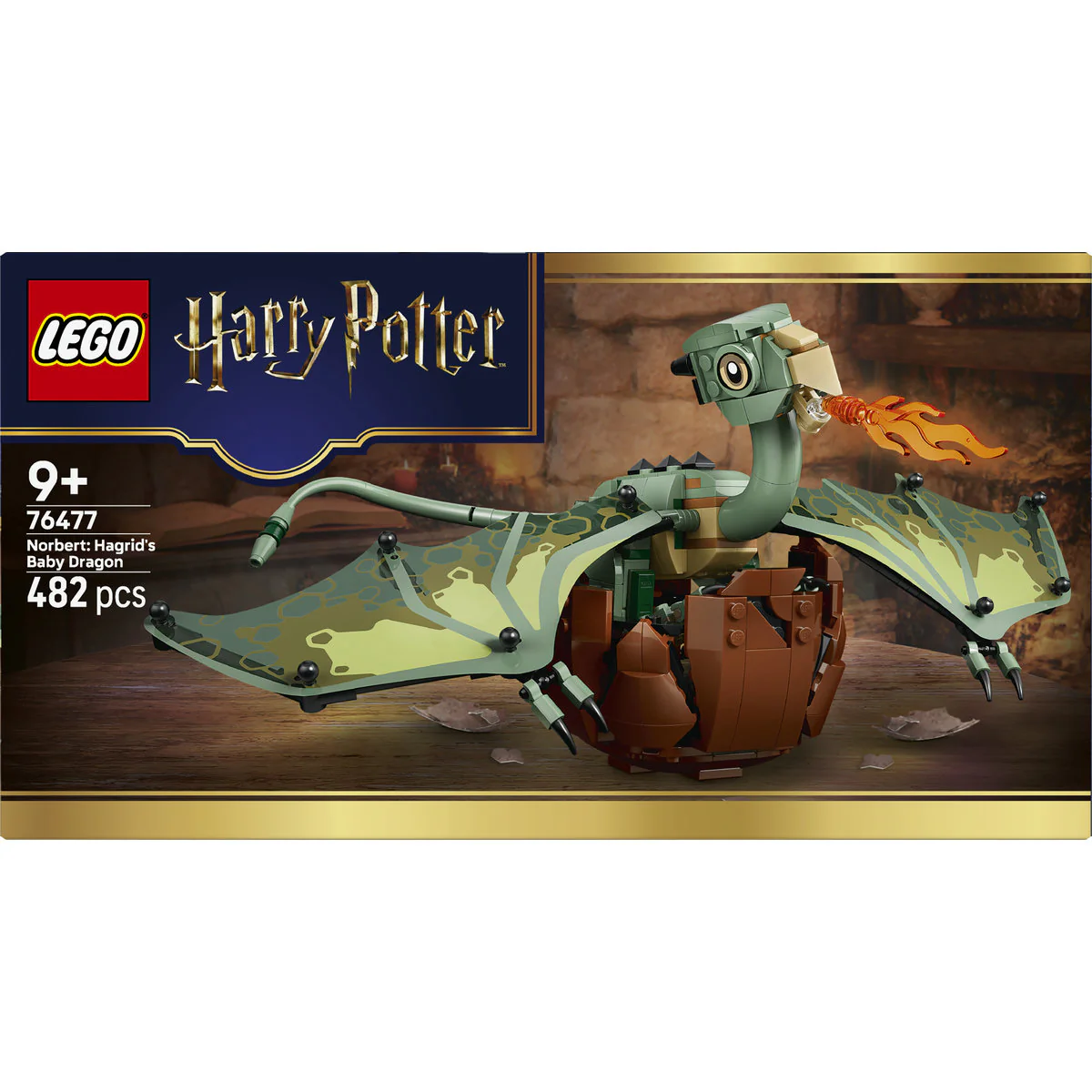LEGO Harry Potter Norbert Hagrid's Baby Dragon Building Set 76477 - Image 5