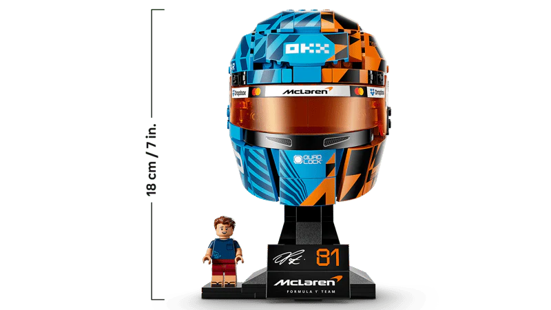 Lego McLaren Mastercard F1® Team Oscar Piastri Helmet 43017 - Image 4