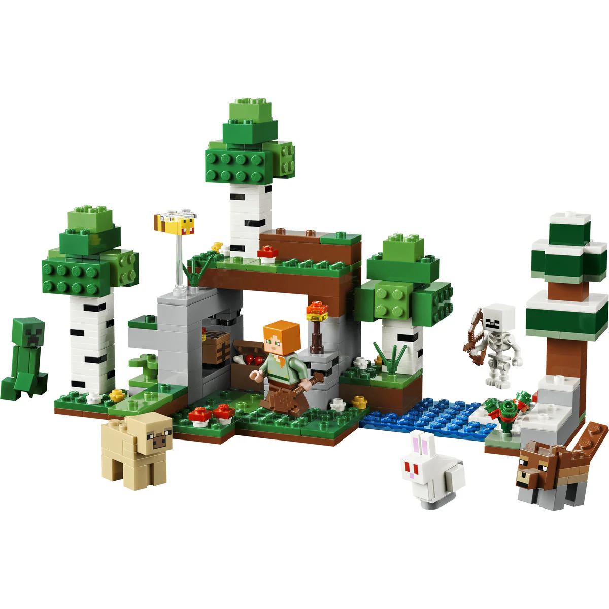 LEGO Minecraft First Night Adventure Building Set 21593 - Image 3