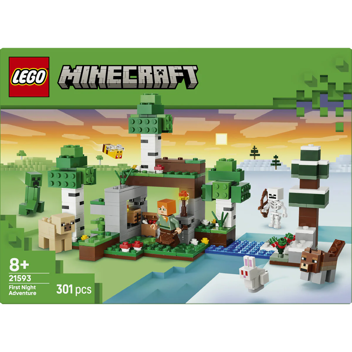 LEGO Minecraft First Night Adventure Building Set 21593 - Image 5