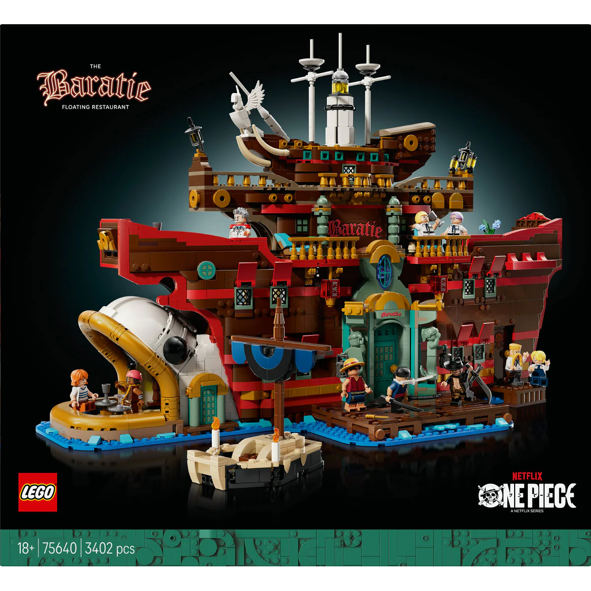 LEGO ONE PIECE The Baratie Floating Restaurant 75640 - Image 3