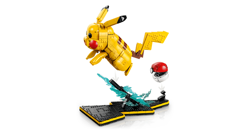 LEGO Pokémon Pikachu and Poké Ball Model Kit set 72152 - Image 4