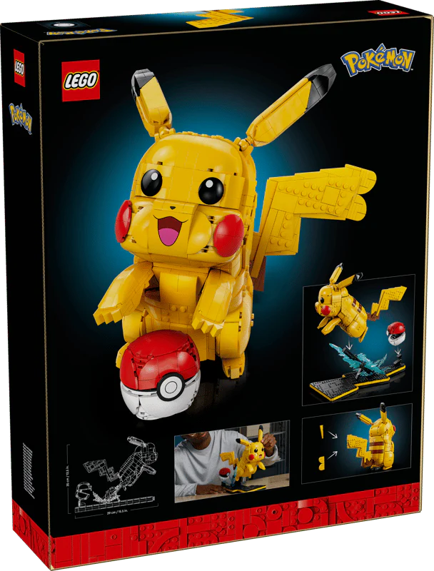 LEGO Pokémon Pikachu and Poké Ball Model Kit set 72152 - Image 9
