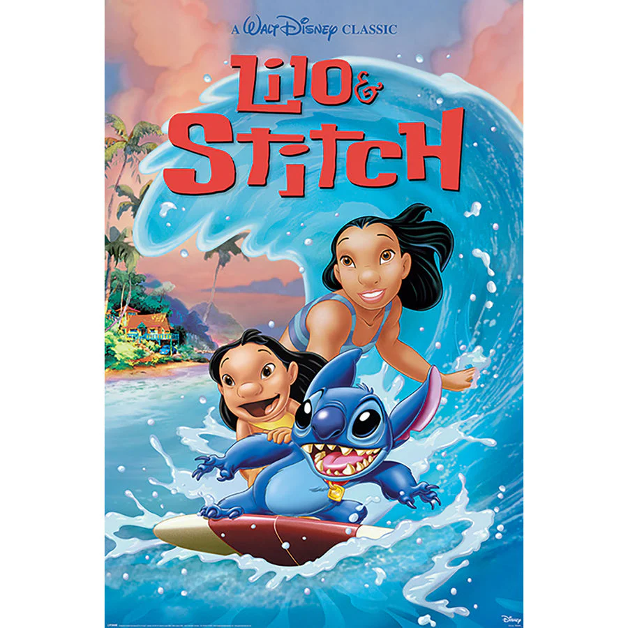 Lilo And Stitch (Wave Surf) Maxi Poster