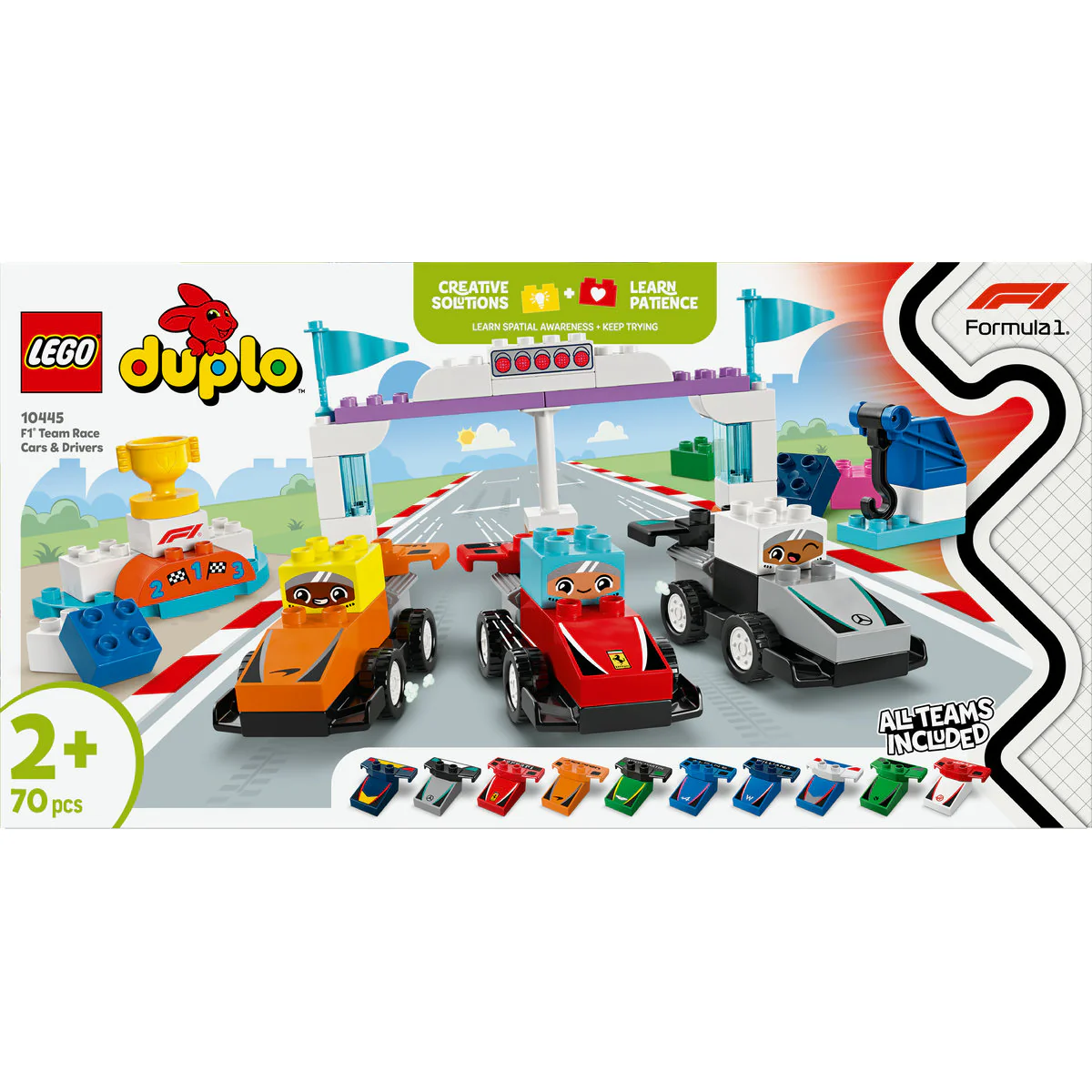 LEGO F1® Team Race Cars & Drivers 10445 - Image 2