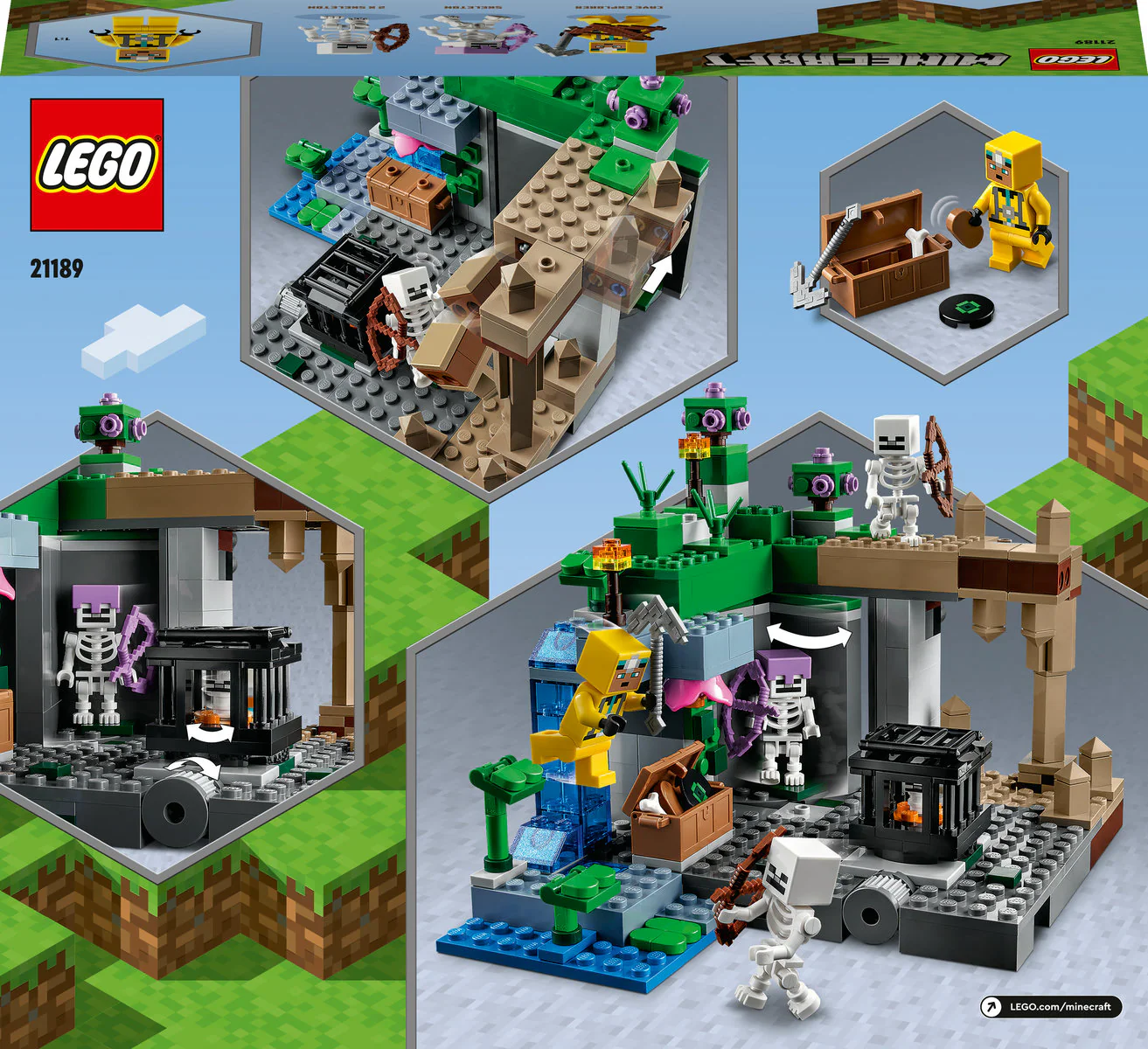 LEGO Minecraft The Skeleton Dungeon 21189 - Image 3