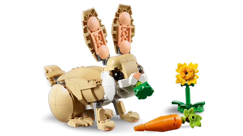 LEGO Creator 3in1 Cute Bunny, Toy Animal Set 31162 - Image 3