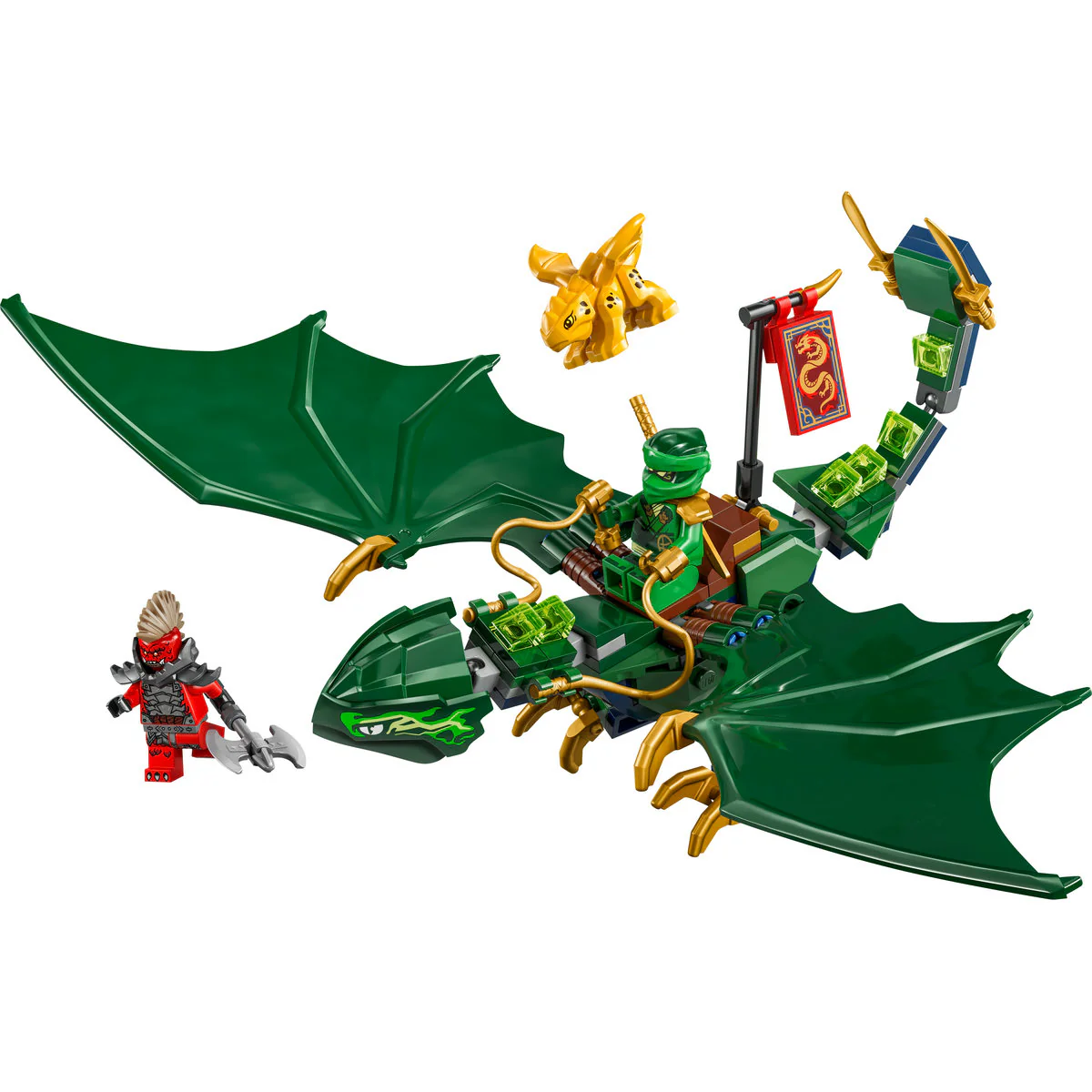 LEGO NINJAGO Lloyd’s Green Forest Dragon Toy 71829 - Image 2