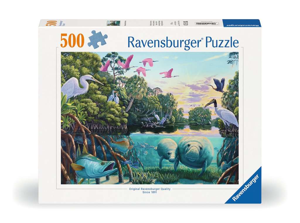 Ravensburger Manatee Moments 500 Piece Jigsaw Puzzle