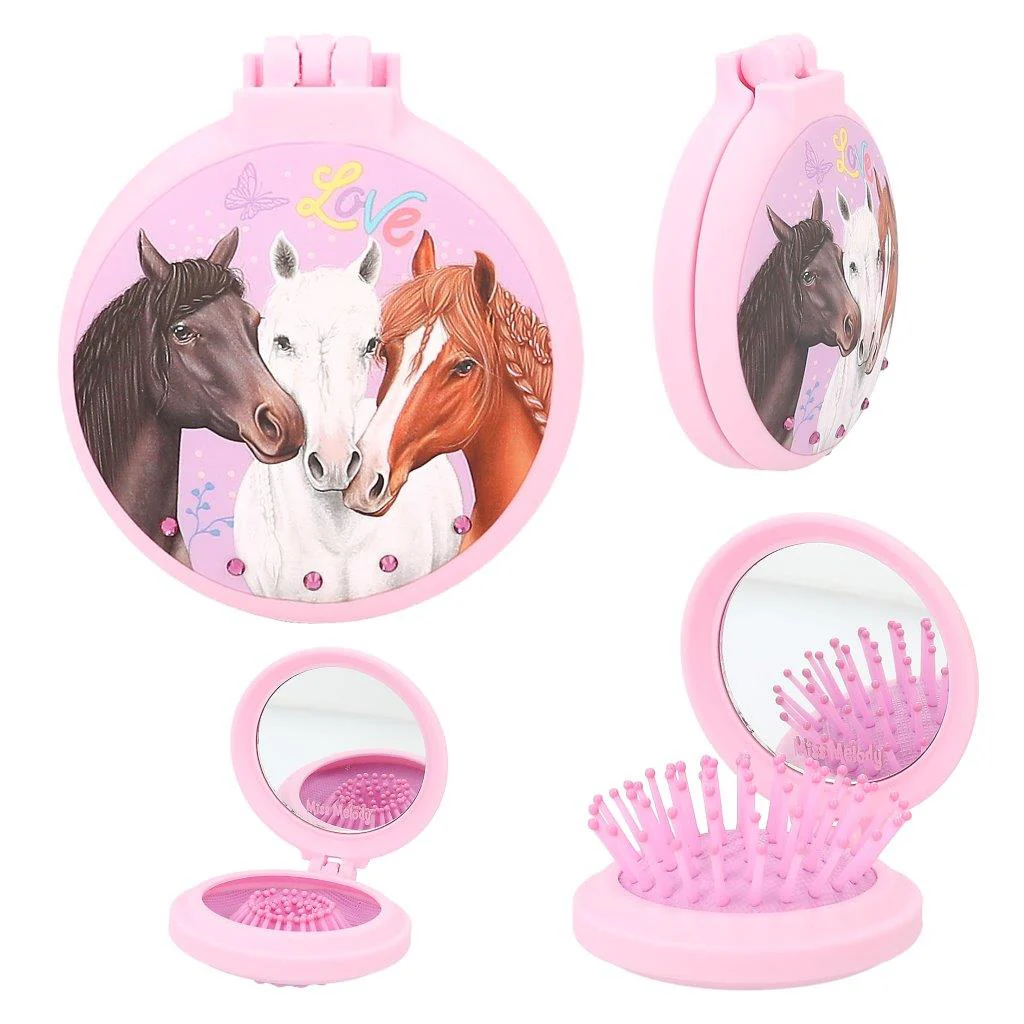 Miss Melody Folding Hairbrush Assortment - Image 3