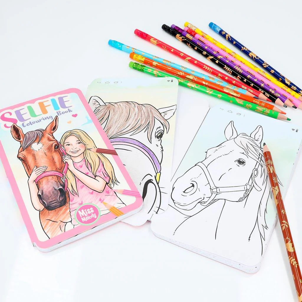 Miss Melody Selfie Colouring Book - Image 5