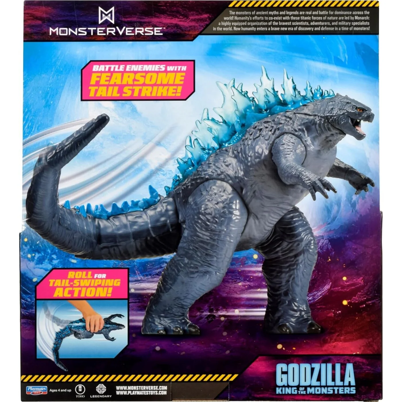 Monsterverse 11 inch Giant Godzilla Roll & Battle Tail Attack - Image 4