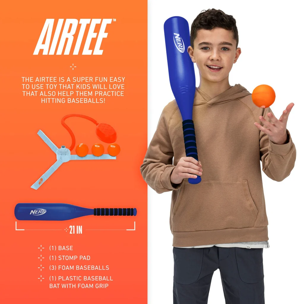 NERF Airtee Baseball Set - Image 2