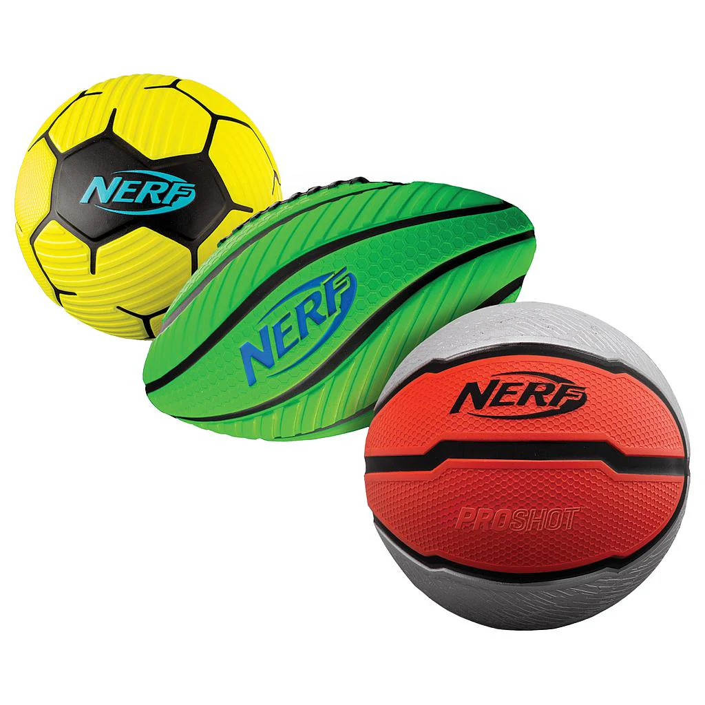 NERF Proshot Multisport Foam Ball Set - Image 2
