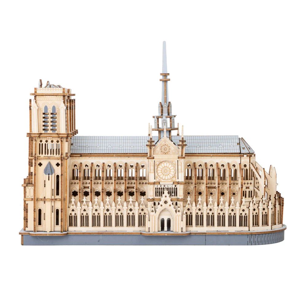 Rokr Paris Cathedral Wooden Model Kit