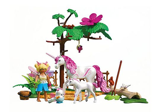Playmobil 71839 Magical Unicorns Stable for Mother and Foal - Image 2