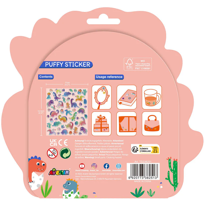 Puffy Stickers Dinosaur - Image 3